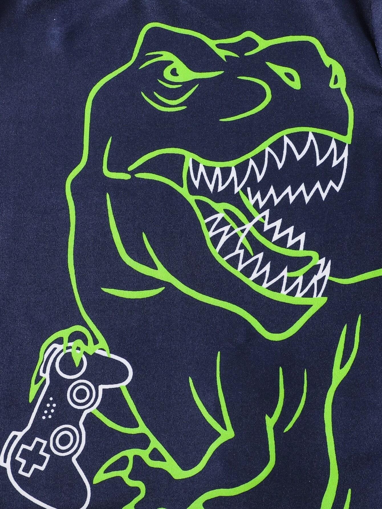 Fluorescent Dinosaur Prin