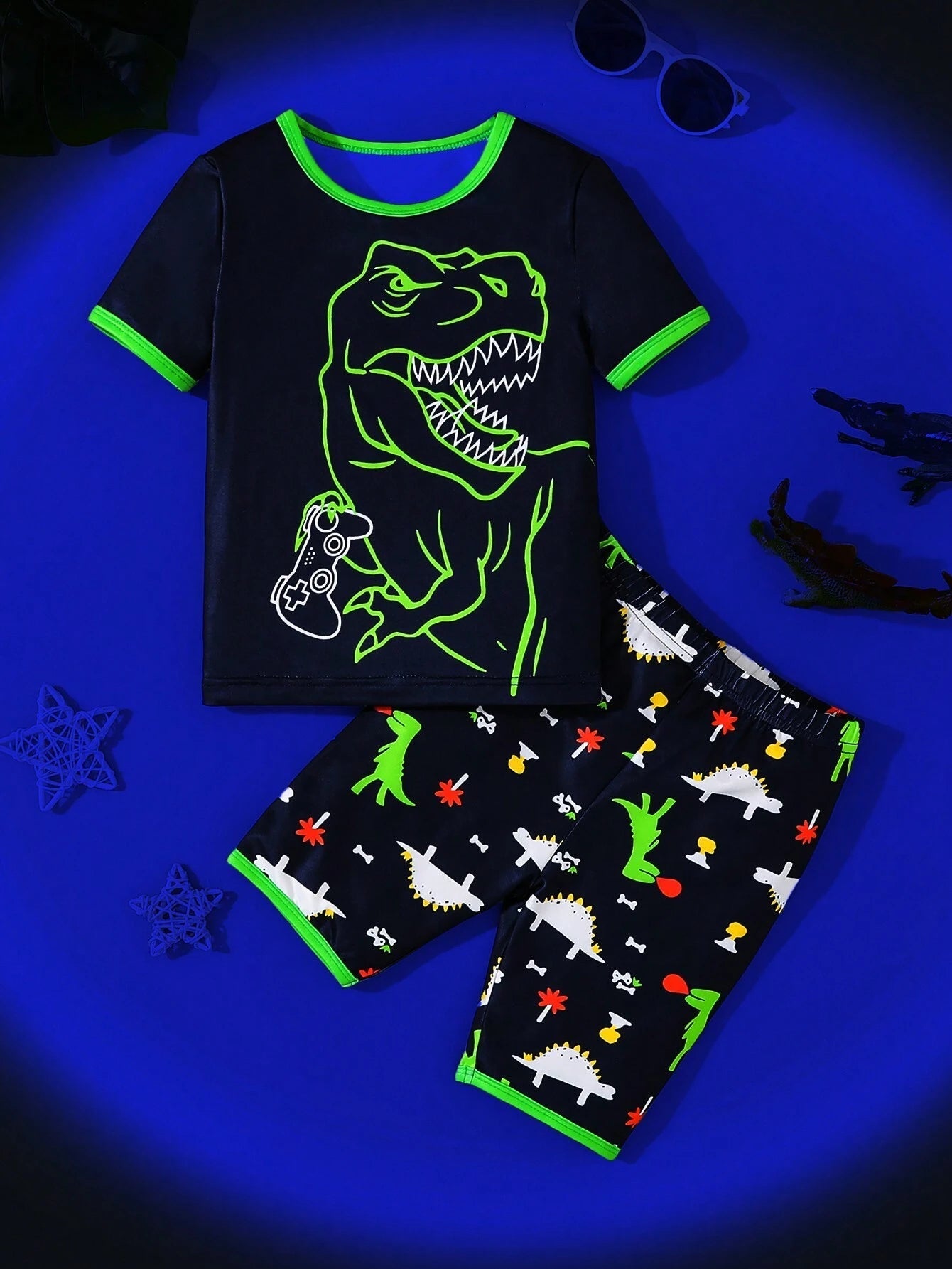 Fluorescent Dinosaur Prin